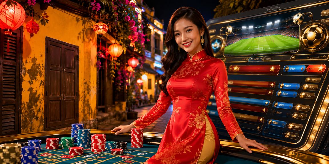 Người chơi trẻ tại Hội An theo dõi trận esports trong trang phục áo dài truyền thống